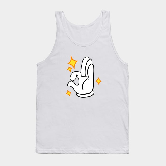 A-OK Tank Top by Paperboxhouse